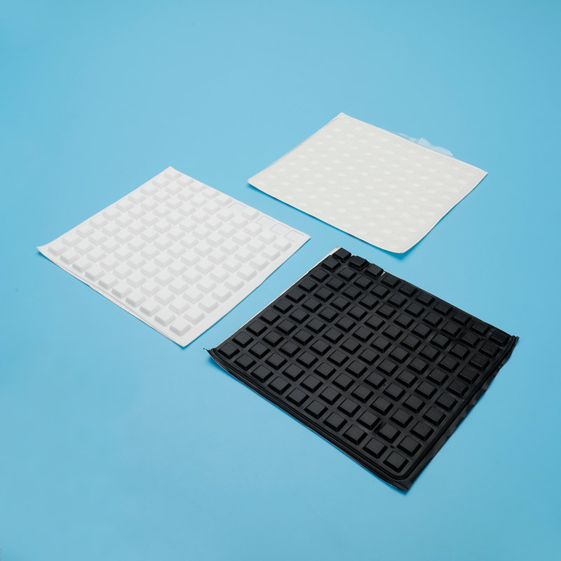 自粘半球透明玻璃硅膠墊